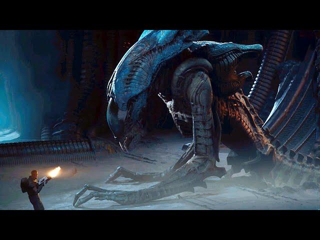 ALIENS DARK DESCENT Ending & Final Boss Fight 4K ULTRA HD