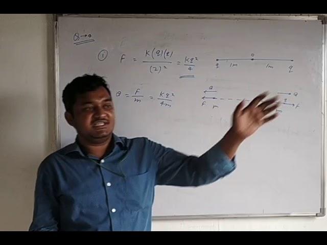 Electrostatics by V sagar(B.Tech IIT Roorkee) || Sheet questions discussion on Coulomb's law