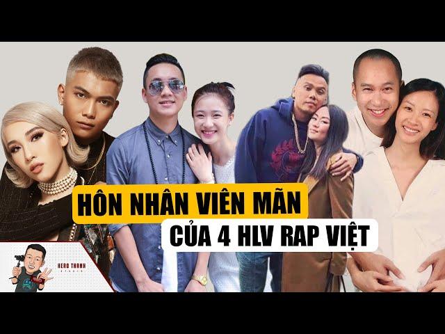 4 HLV RAP VIỆT 2024 Có Cuộc Sống Hôn Nhân Viên Mãn: Suboi, Justatee, Bigdaddy Hạnh Phúc Nhất