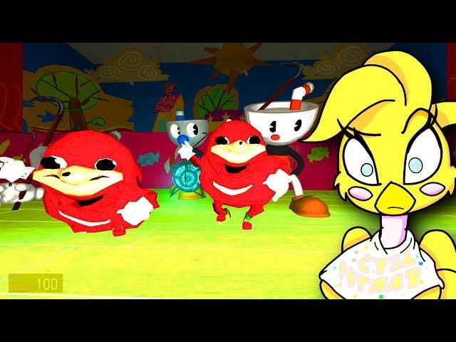 ПРЯТКИ С АНИМАТРОНИКАМИ KNUCKLES CUPHEAD FNAF ► Garry's Mod