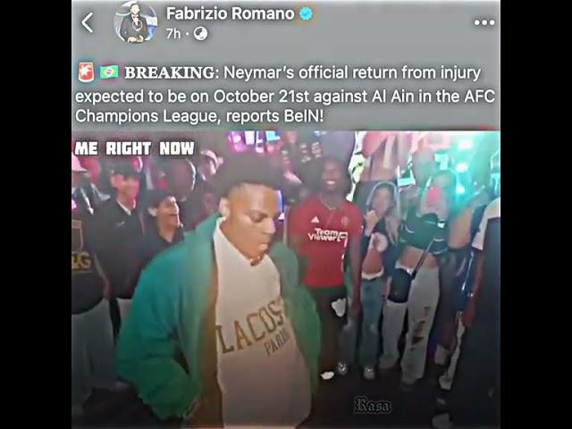 Neymar Jr is back 10 #neymar #brazil #football #shortvideo #footballskills