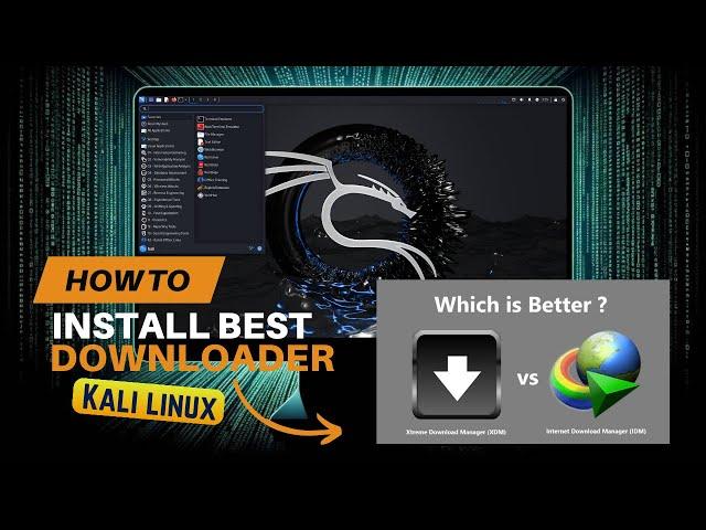 How to install best downlaod manager for kali linux 2024 || XDM download manager installation