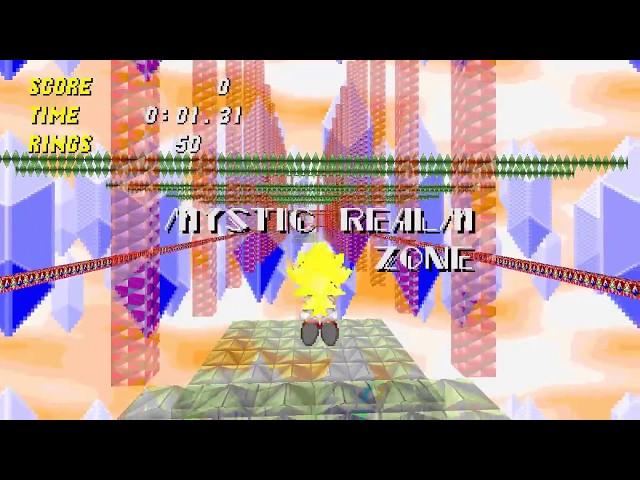 SRB2 Mystic Realm: Mystic Realm Zone as Sonic in 54.88