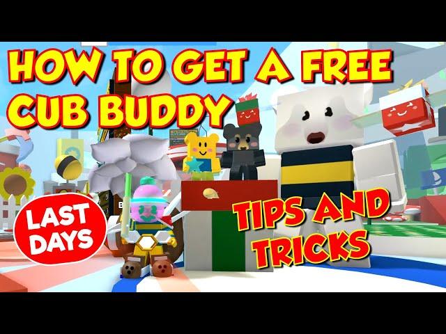 HOW TO GET A FREE CUB BUDDY - BEE SWARM SIMULATOR TIPS AND TRICKS