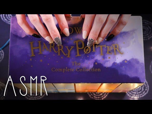 ASMR Harry Potter Book collection ( soft spoken, tracing, light tapping & scratching)