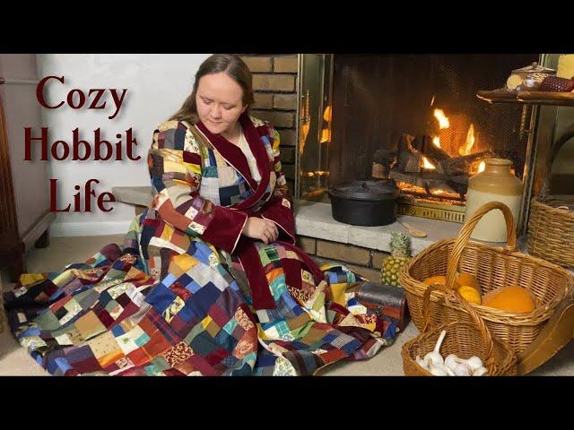 Making Bilbo’s Patchwork Housecoat from The Hobbit || ultimate fantasy stashbusting project