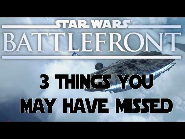Star Wars: Battlefront Fighter Squadron Gameplay - 3 Things You May Have Missed!