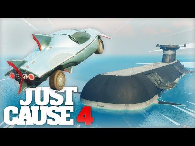 Just Cause 4 - JUMPING OVER NUCLEAR SUBMARINE!