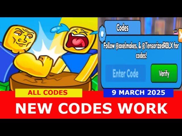 *NEW CODES* Arm Wrestle Simulator ROBLOX | ALL CODES | MARCH 9, 2025