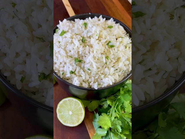 How to Make Perfect Cilantro Lime Rice Recipe #shorts