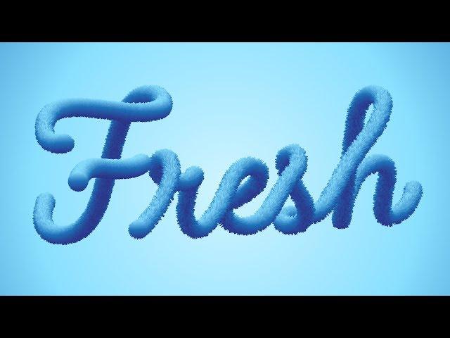 This 3D Tube Text Effect is Made With Illustrator’s Blend Tool