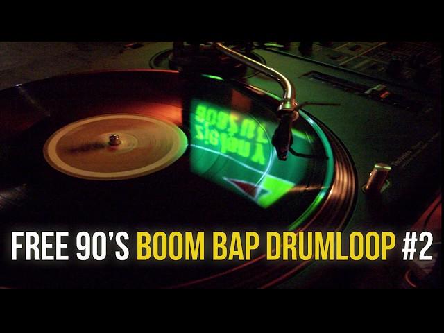 Dope Drums | Free 90's Boom Bap Drum Loop #2 88 BPM