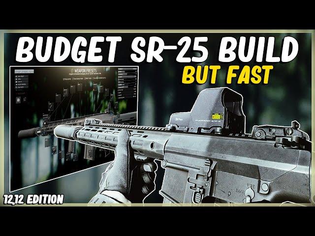 BUDGET SR-25 BUILD BUT FAST - EFT ESCAPE FROM TARKOV - HIGH ERGO LOW RECOIL CHEAP 7.62X51 - 12.12