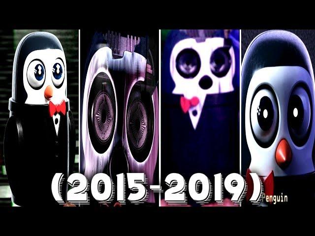 Evolution of Penguin in FNAC 1, 2, 3, Remastered (2015 - 2019)