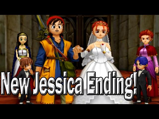 New Jessica Ending: Dragon Quest 8 3DS Hero and Jessica Marriage