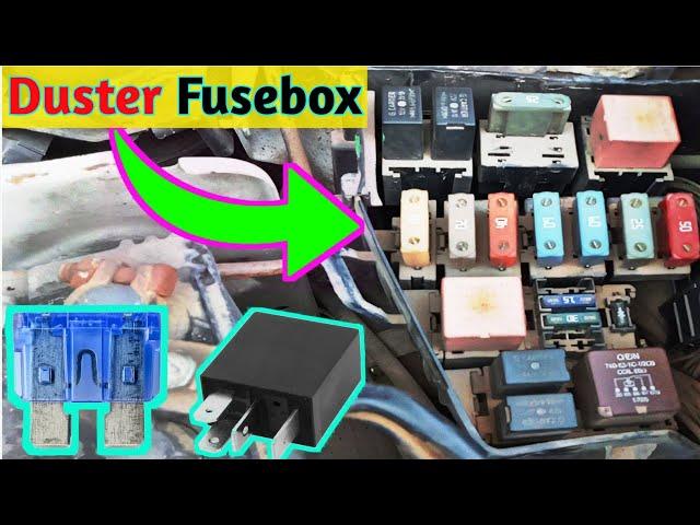 Renault Duster Fusebox Explained  || हिंदी मैं जानिया फसेबोक्स का पूरा जानकारी 