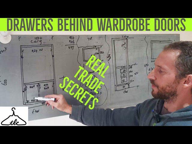 Plan & Design FINGERPULL Drawers Inside A Wardrobe | Trade Secrets Not To Miss!  Vid#70