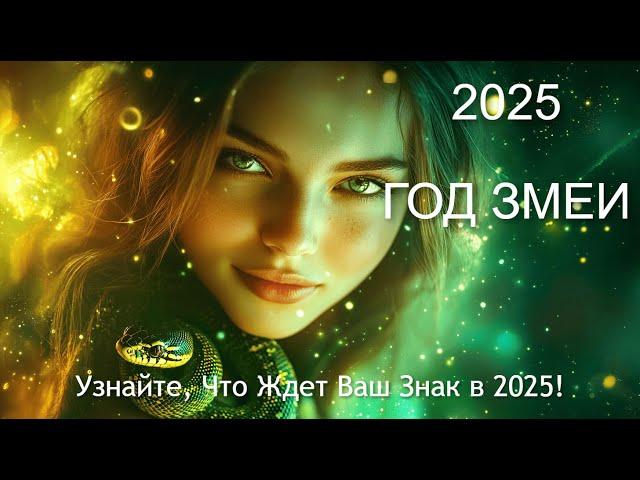 2025 ЗАГАДОЧНЫЙ ГОД ЗМЕИ. Узнайте, Что Ждет Ваш Знак Зодиака в 2025 году