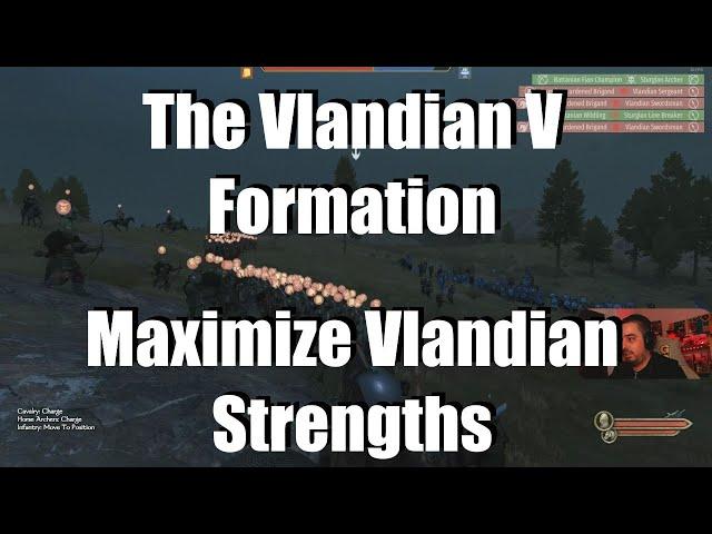 WIN with Vlandian Troops Only - The Vlandian V Formation - Bannerlord Tips