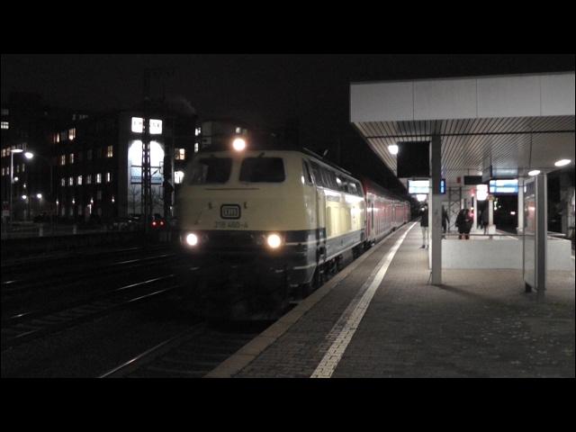 218 460 der Westfrankenbahn mit RB 34 in Frankfurt West