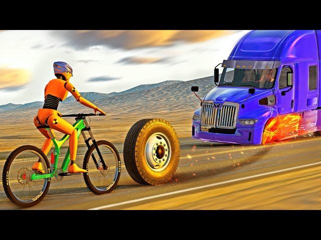 Dangerous Objects and Car Crashes #01 [BeamNG.Drive]