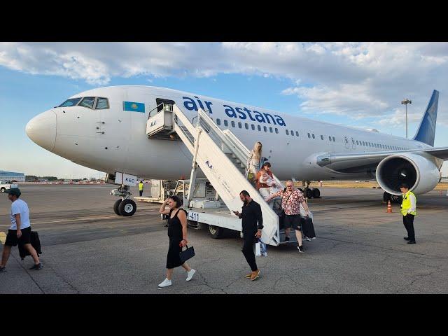 Last Boeing 767-300 built | Air Astana | Flight from Astana to Almaty