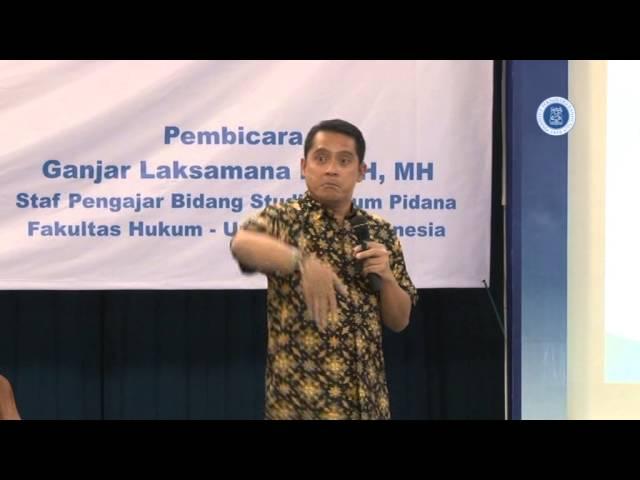 Studium Generale Gandjar Laksmana - Dosen Fakultas Hukum UI