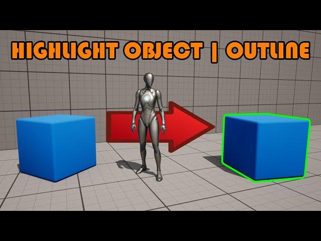 How To Highlight An Object With An Outline In Unreal Engine 5 (Tutorial)