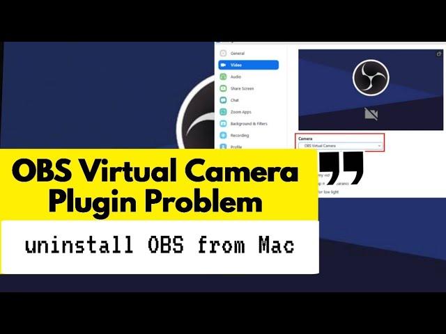 How to Uninstall OBS Virtual Camera? in Mac !  Able Chacko