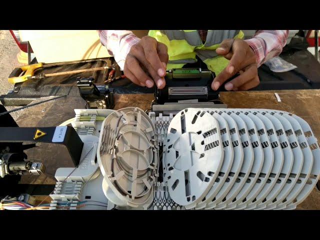 Splice fiber optic cable | broken optical fiber | Splicing