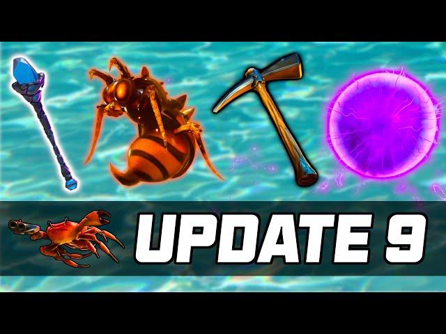 ICE STAFF! ELECTRO GLOBE! HORNET! PICKAXE! | Crab Champions Elemental Update (Early Access Update 9)