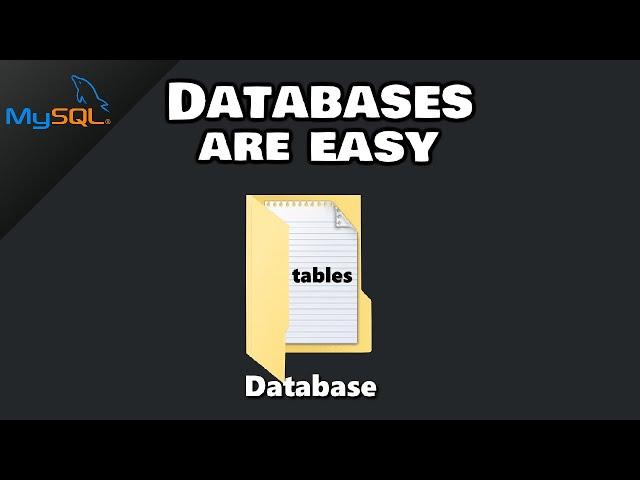 MySQL: How to create a DATABASE