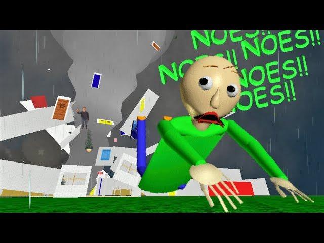 CAN BALDI SURVIVE A HURRICANE?! | Baldi's Basics MOD: Baldi's Hurricane Night