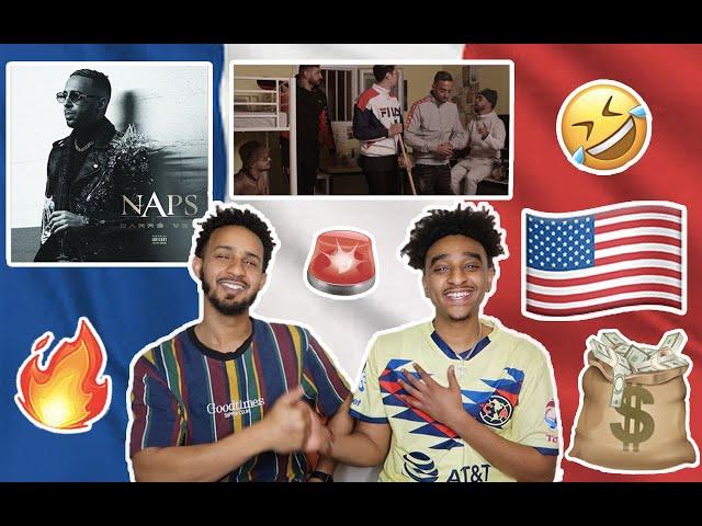 AMERICANS REACTS TO FRENCH RAP/HIP-HOP  | Naps (feat. Soolking & Kliff) - Poropop (Clip Officiel)