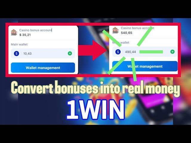 Convert bonuses into real money! How to wager a bonus at 1WIN