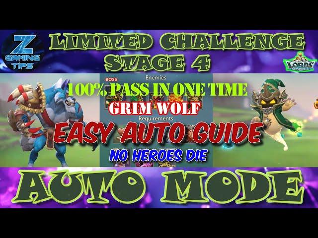 Grim Wolf Limited Challenge Stage 4 | Bloodlust Stage 4 (Semi Auto - 4 Steps) Source of Creation