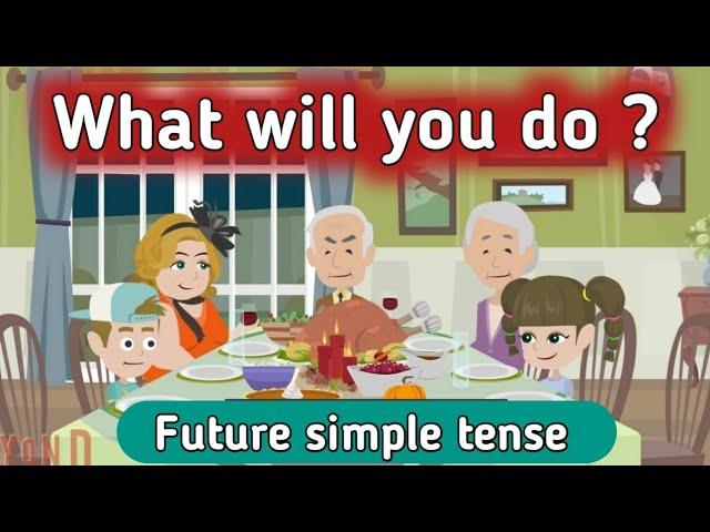 Future simple tense | English conversation | Learn English | English tenses | Sunshine English