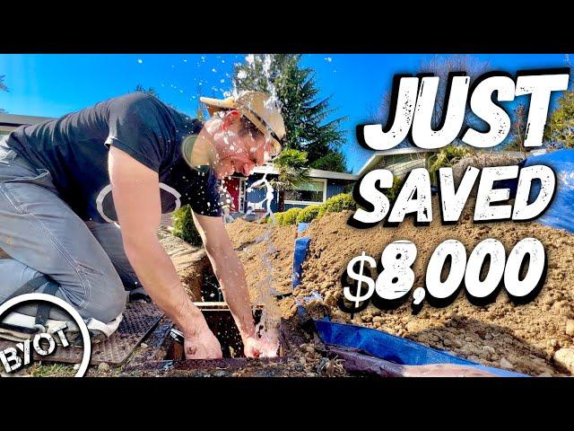 DIY Tip Every Homeowner MUST Know // Exterior Water Main Leak