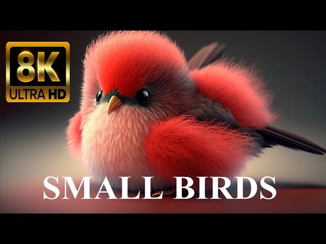 Small BIRDS 8K ULTRA HD with Names and Sounds