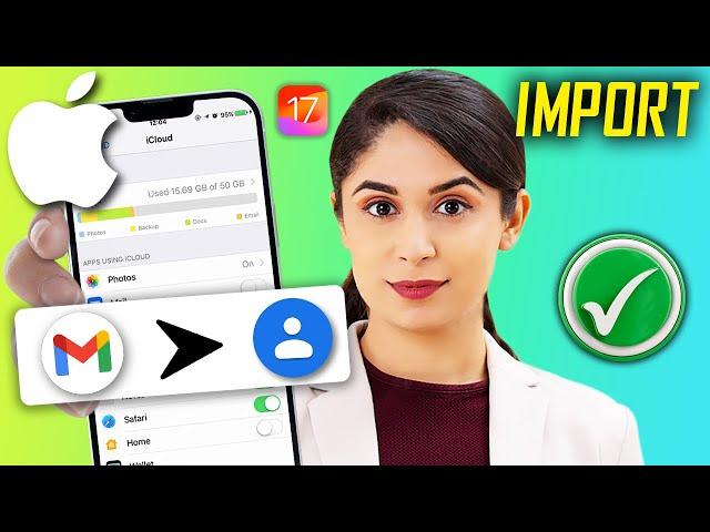 How To Import Contacts From Gmail to iPhone or iPad 2024