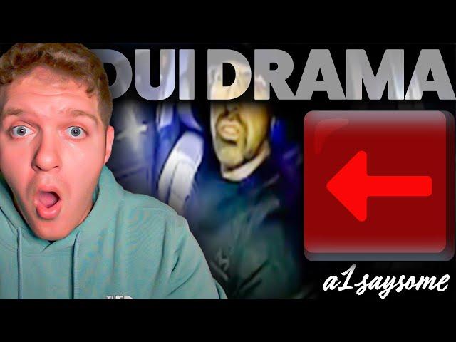 DUI Drama Unfolds: A1SaySome Reacts to Wild Traffic Stop