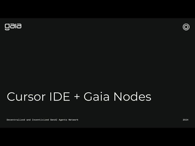 How to Supercharge Cursor IDE with Your Gaia Node: A Complete Guide!