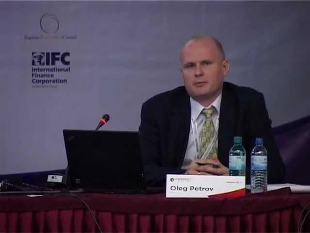 Oleg Petrov, Program Coordinator at World Bank, speaking at the e-Democracy Conference 2011