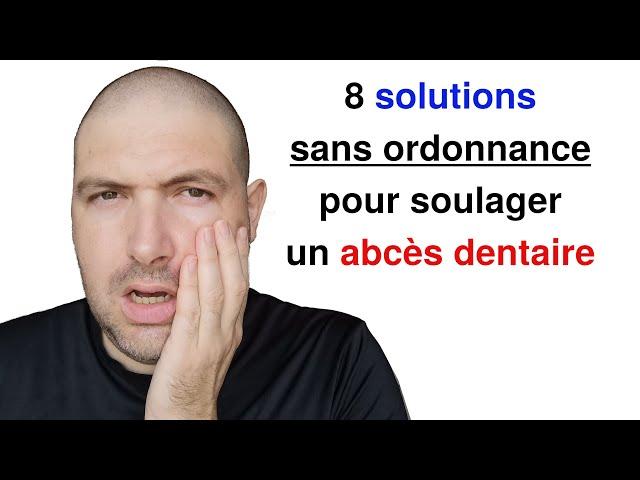 Comment soigner abcès dentaire. Solutions soulager douleur dent dévitalisée, infection anaérobique