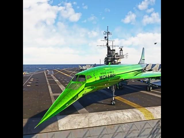 The Famous Concorde Thrilling Takeoff From Aircraft Carrier