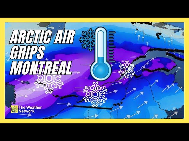 Arctic Air Grips Montreal With the Coldest Temps of the Season