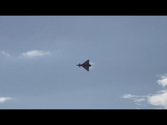 Blackpool airshow typhoon jet 2023