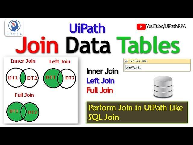 Join DataTables Activity UiPath |Excel Automation UiPath RPA