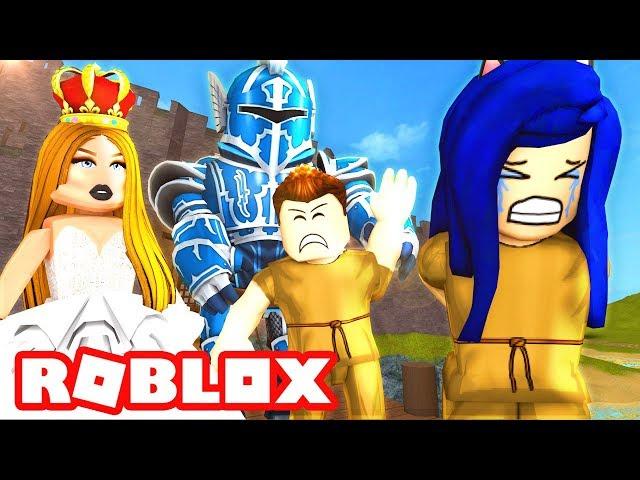 ROYAL QUEEN THROWS US IN JAIL!! WE MUST ESCAPE THE DUNGEON IN ROBLOX!