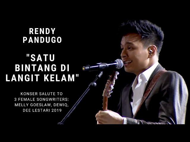 Rendy Pandugo - Satu Bintang di Langit Kelam (Konser Salute Erwin Gutawa to 3 Female Songwriters)